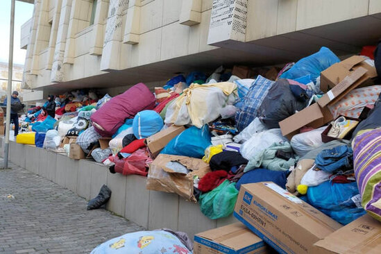 Bakı İdman Sarayında Türkiyə üçün yardım kampaniyasının ikinci günü - VİDEO