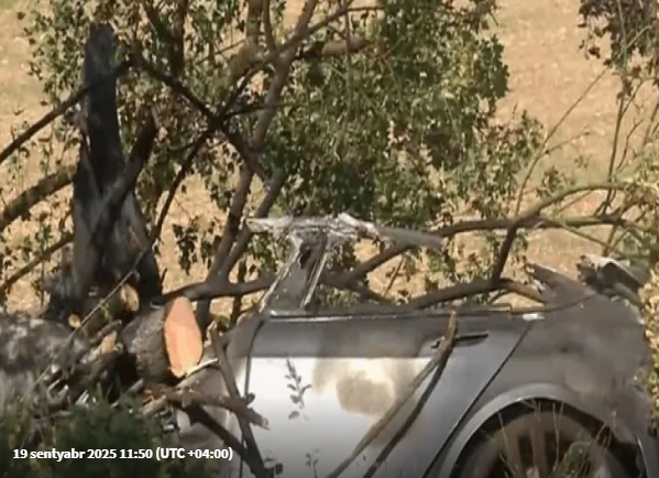 Ata və iki qızı "Tesla"da yanıb öldülər