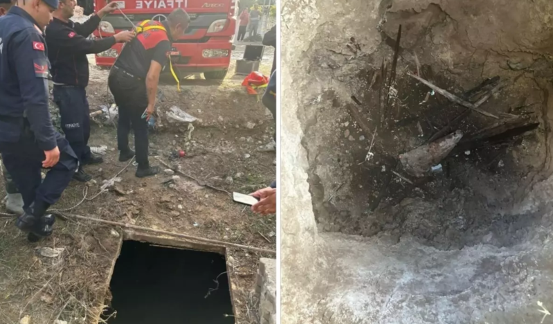 Ağacdan nar yığmaq istəyən beş yaşlı qız quyuya düşdü