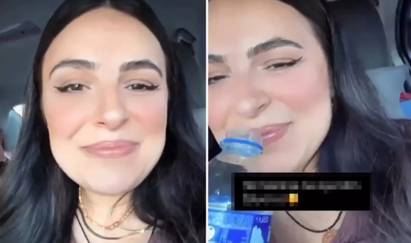 Hamilə qadının ürəyinin istədiyi şeyə baxın: Yanacaqdoldurma məntəqəsinə gedib benzin aldı! - VİDEO