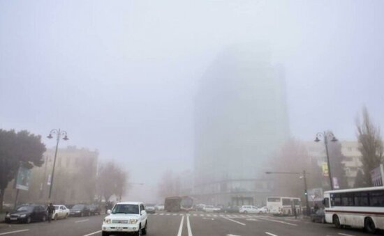 Havada toz dumanı müşahidə edilir