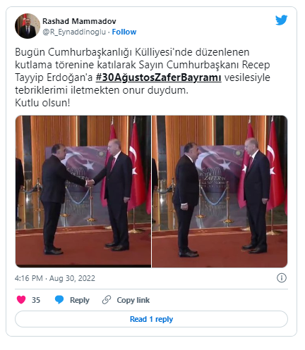 Azərbaycan səfiri Ərdoğanla görüşüb - FOTO