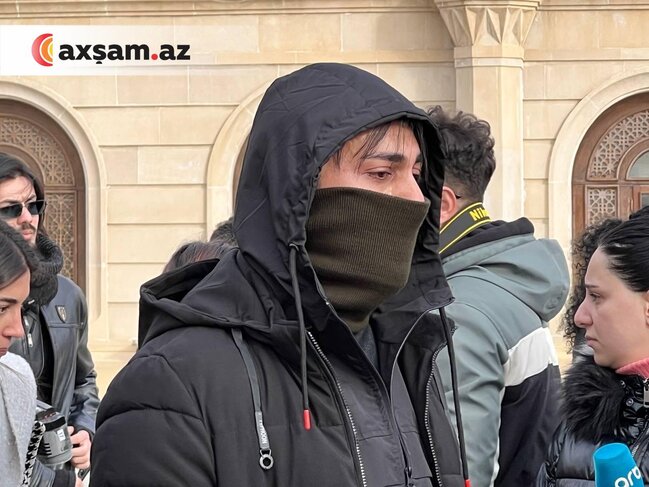 Həyat yoldaşı Tünzalə Əliyevanı son mənzilə yola salır - Fotolar