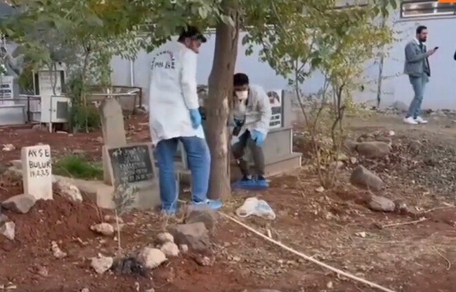 Ərinin qəbrini ziyarətə gedən şəxs məzarlıqda dəhşətli mənzərə ilə qarşılaşdı