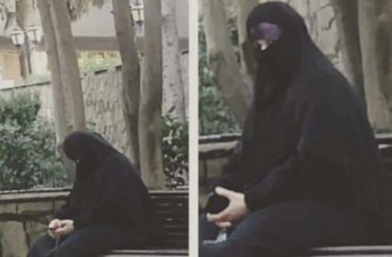 Bakı polisi İzmir parkındakı qara niqablı şəxsin kimliyini müəyyənləşdirdi