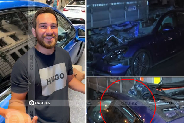 "Nikosayağı" adı ilə tanınan bloqer Nicat Şakirlinin qəza törətdiyi avtomobil satışa çıxarılıb - VİDEO