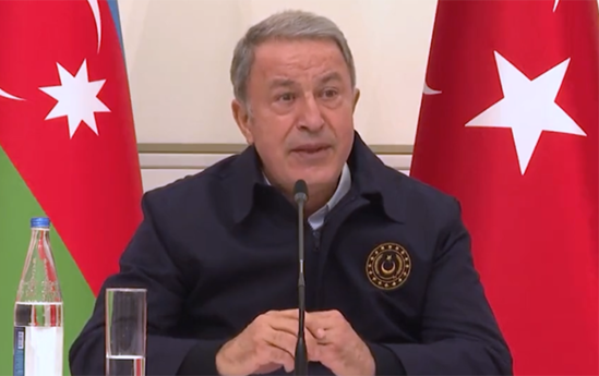 Hulusi Akar şəhid Valeh Məmiyevdən danışarkən kövrəldi - Video
