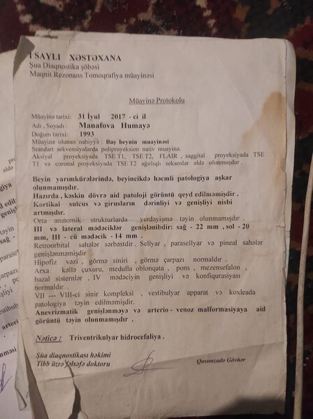 Humayə və övladının köməyinizə ehtiyacı var