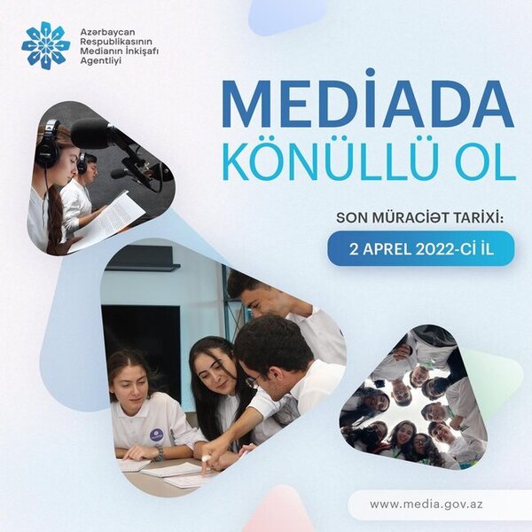 "Media könüllüləri" Proqramına yenidən qeydiyyat başladı