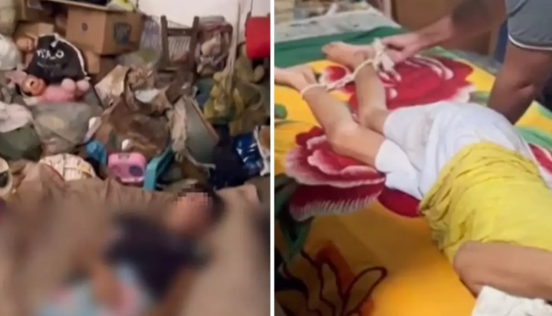 Ata iki qızını zəncirlə bağlayıb bir il işkəncə etdi