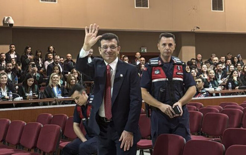 İmamoğlunun məhkəməsi keçirilir - Video