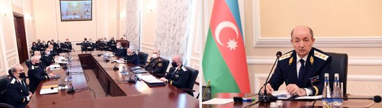 Fikrət Məmmədovun sədrliyi ilə nazirliyin hibrid formada geniş kollegiya iclası keçirilib - FOTO