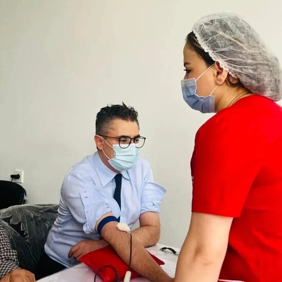 "Qan ver, can ver" adlı qanvermə aksiyası keçirilib - FOTO