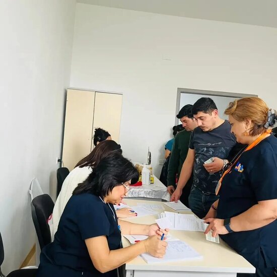 "Qan ver, can ver" adlı qanvermə aksiyası keçirilib - FOTO