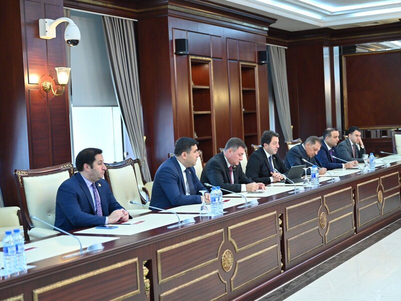 Bakıda keçirilən neokolonializmə həsr olunmuş konfrans iştirakçıları Milli Məclisdə olublar