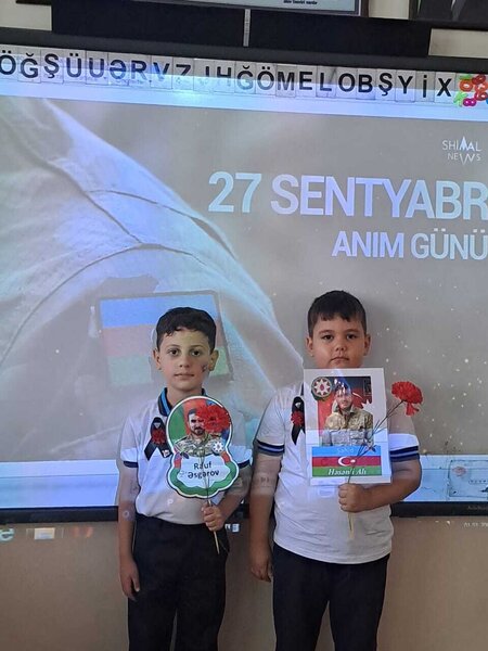 265 nömrəli tam orta məktəbin "2ç" sinfində Anım Günü qeyd edilib