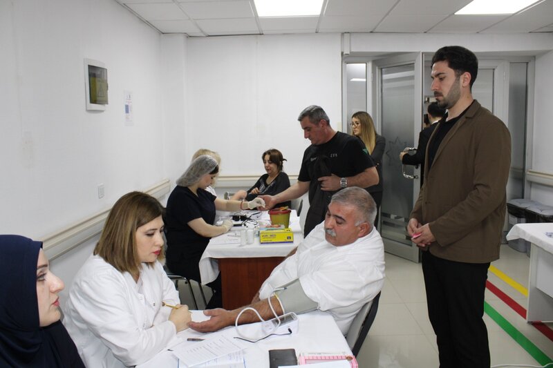 Suraxanı Tibb Mərkəzində növbəti könüllü qanvermə aksiyası təşkil olunub