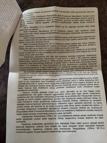 Azərbaycanda qadın vətəndaşın 5100 manat pulunu mənimsəyib - İDDİA