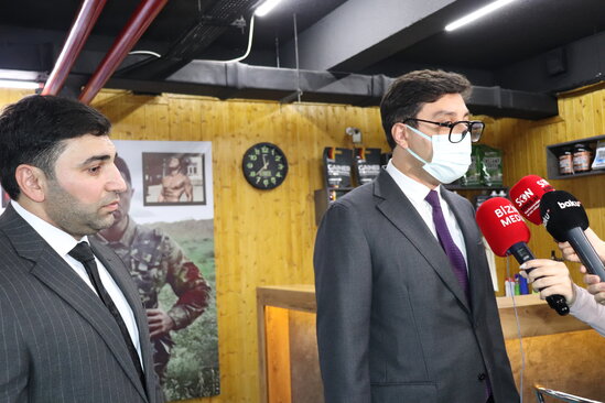 Gənclər və idman naziri Kamil Zeynallıya məxsus fitness zalının qonağı oldu - FOTO-VİDEO