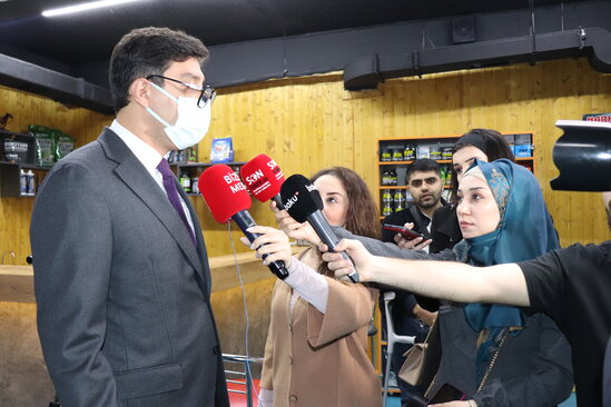 Gənclər və idman naziri Kamil Zeynallıya məxsus fitness zalının qonağı oldu - FOTO-VİDEO