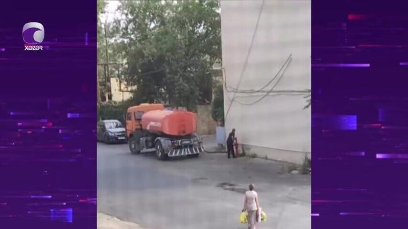 Yanğın söndürmək üçün nəzərdə tutulan su əhaliyə satılır? - VİDEO