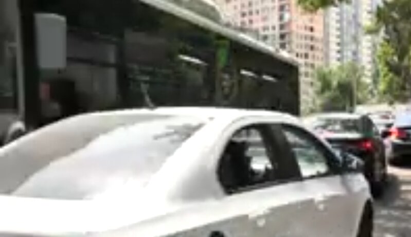 Burada təhlükə həmişə var: gah yol kənarında, gah da... - VİDEO