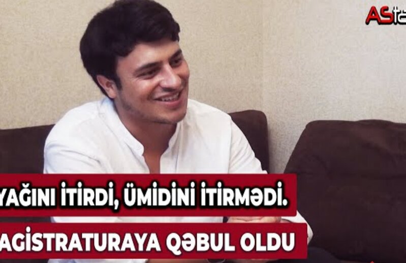 Erməni minasına düşdü, 23 yaşında ayağını itirdi, magistraturaya qəbul olundu - VİDEO