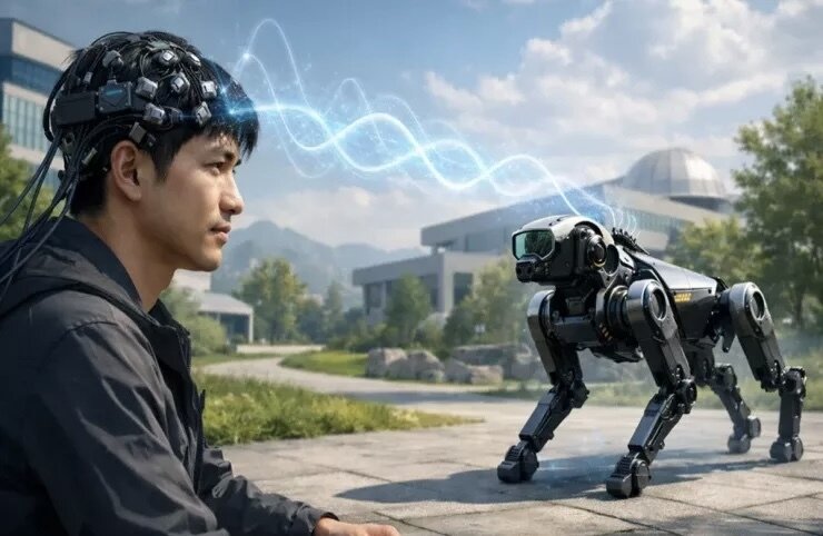 Çində düşüncə ilə idarə olunan robot-it təqdim edildi