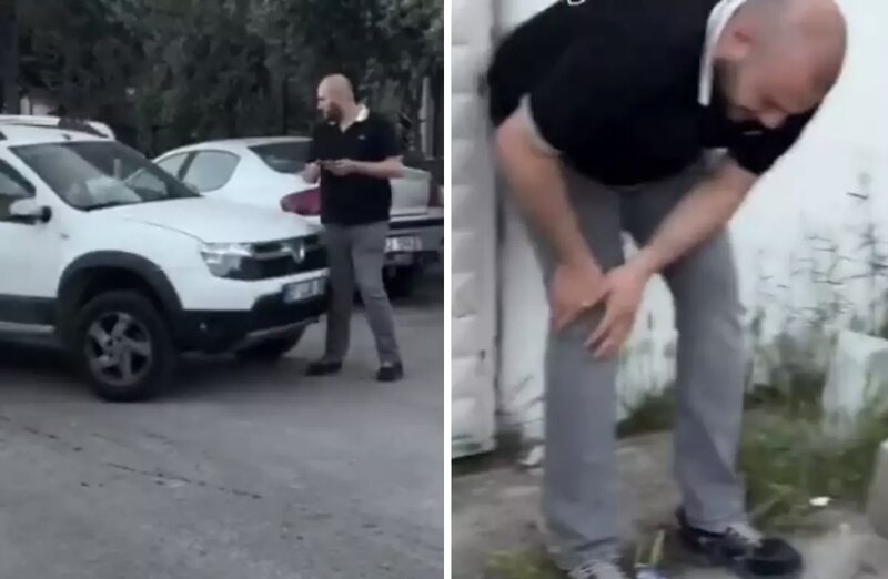 Zarafat etmək istədi, dostunun diz qapağını sındırdı - VİDEO