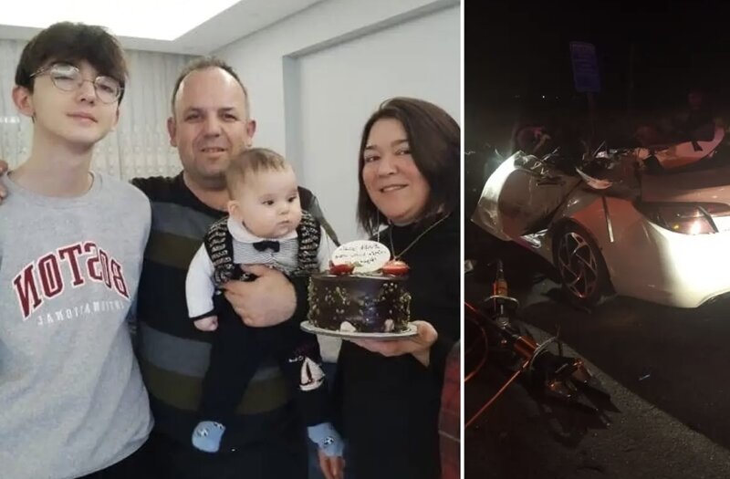 Ağır yol qəzasında eyni ailədən 3 nəfər həyatını itirib