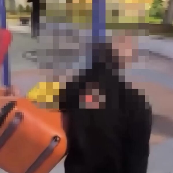 Uşaq parkında dəhşətli görüntülər - VİDEO