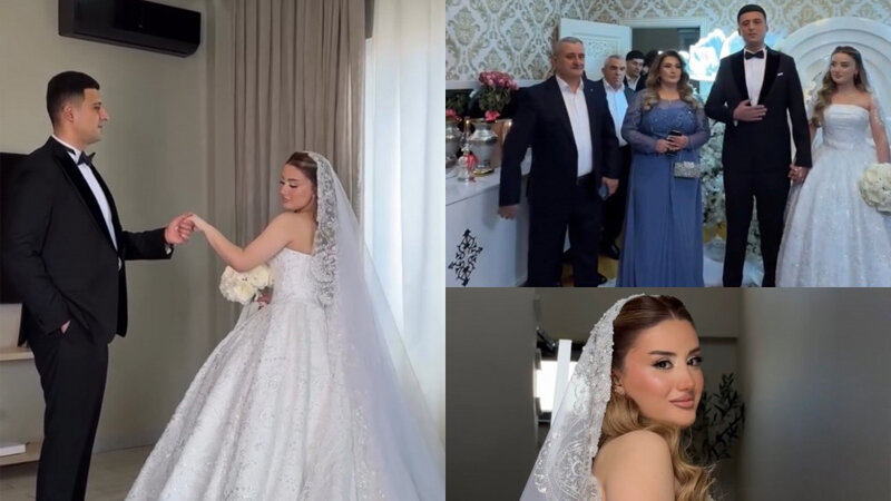Ehtiram Hüseynovun qızının toyu oldu