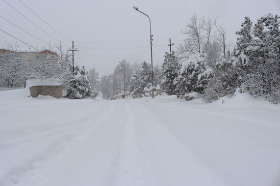 Qar Şuşanın təbiətini daha da heyrətamiz edib - FOTO/VİDEO