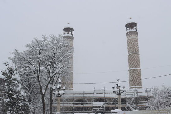 Qar Şuşanın təbiətini daha da heyrətamiz edib - FOTO/VİDEO