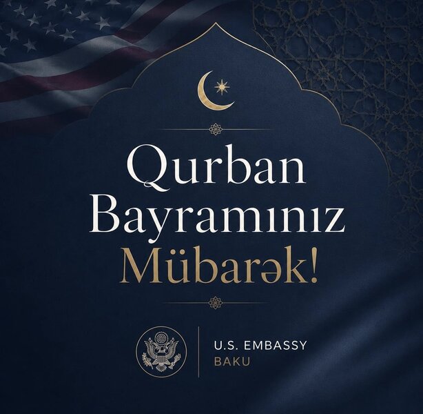 ABŞ səfirliyi Azərbaycan xalqını təbrik edib - FOTO