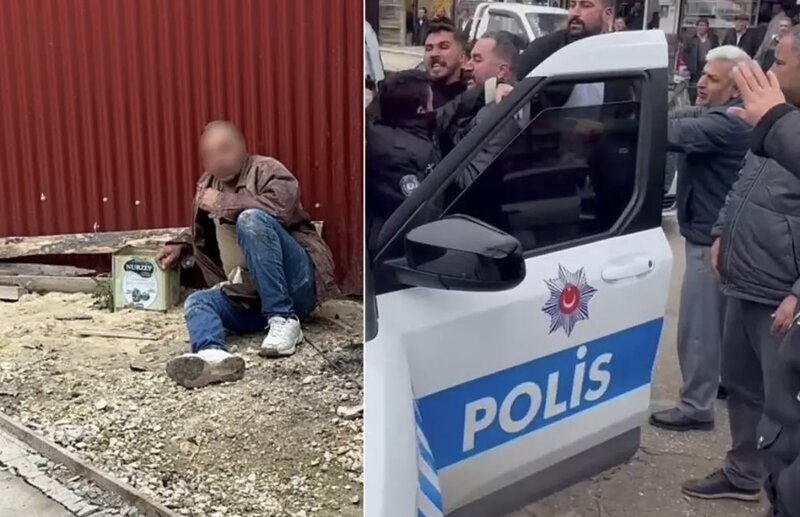 Polis küçədə düşən davanı ayıra bilmədi