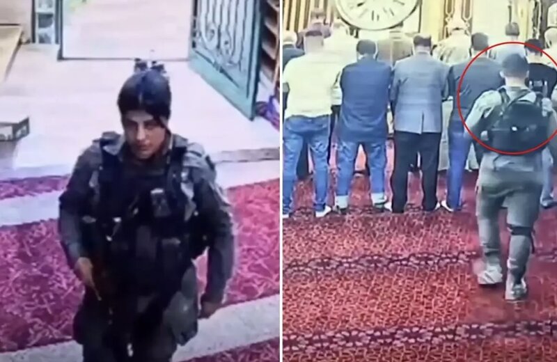 Polis məscidə girib ibadət edən vətəndaşları saxladı