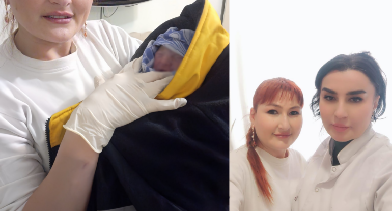 Bir əkiz təcili yardım maşınında, digəri isə xəstəxanada dünyaya gəldi - FOTO