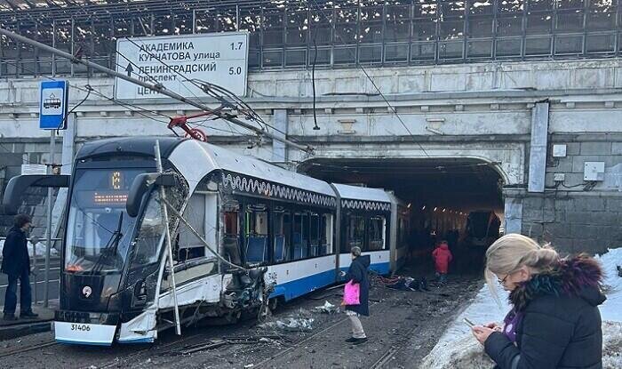 Moskvada tramvaylar toqquşdu: Yaralılar var