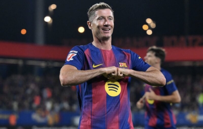 Levandovski het-trik etdi, bütün hücumçuları geridə qoydu