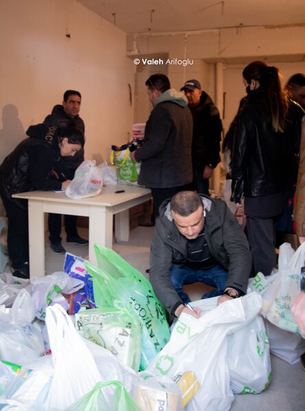 Azərbaycan xalqından Ukraynaya dəstək aksiyası - FOTO-VİDEO