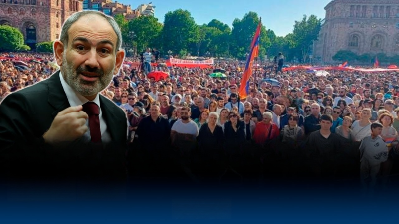 Ermənistanda vətəndaş itaətsizliyi: Paşinyan Azərbaycanla danışıqları DAYANDIRIR? - ŞƏRH