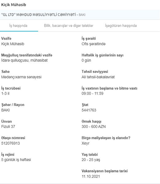 İşsizlərin nəzərinə! Dövlət boş iş yerlərini açıqladı - 1500 AZN maaş