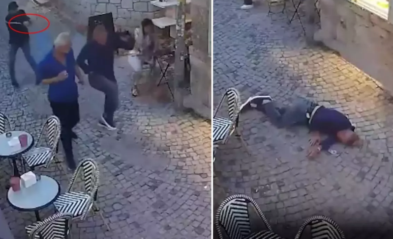 İş adamı silahlı hücuma məruz qaldı - VİDEO