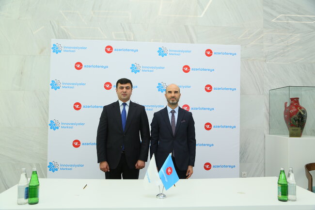 "İnnovasiyalar Mərkəzi" ilə "Azərlotereya" ASC arasında memorandum imzalanıb