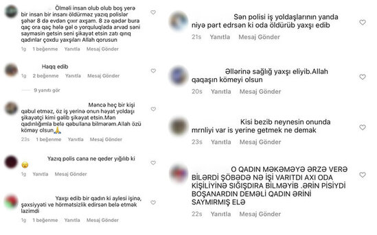Kim zəmanət verir ki, bu şərhləri yazanlar adam öldürməyəcək?