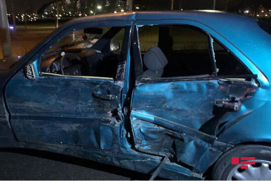 Bakıda müğənni yol qəzası zamanı xəsarət aldı - FOTO/VİDEO