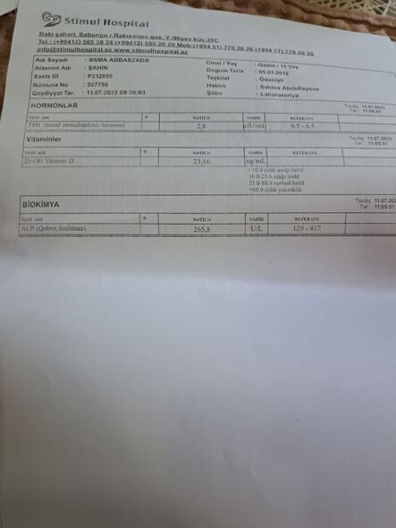 11 yaşlı Əsmanın müalicəsi üçün 300 manata ehtiyacı var - FOTO