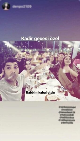 Qədr gecəsi təşkil edilən içki məclisinin görüntüləri yayıldı- FOTO