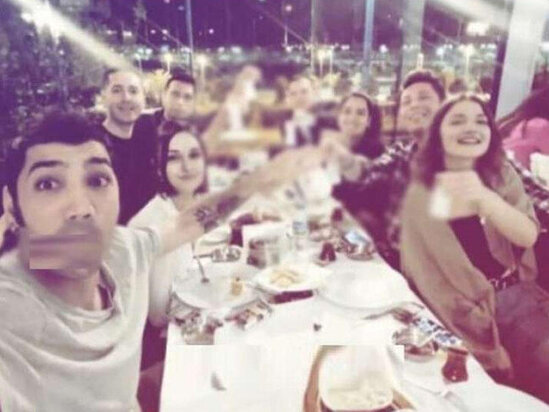 Qədr gecəsi təşkil edilən içki məclisinin görüntüləri yayıldı- FOTO